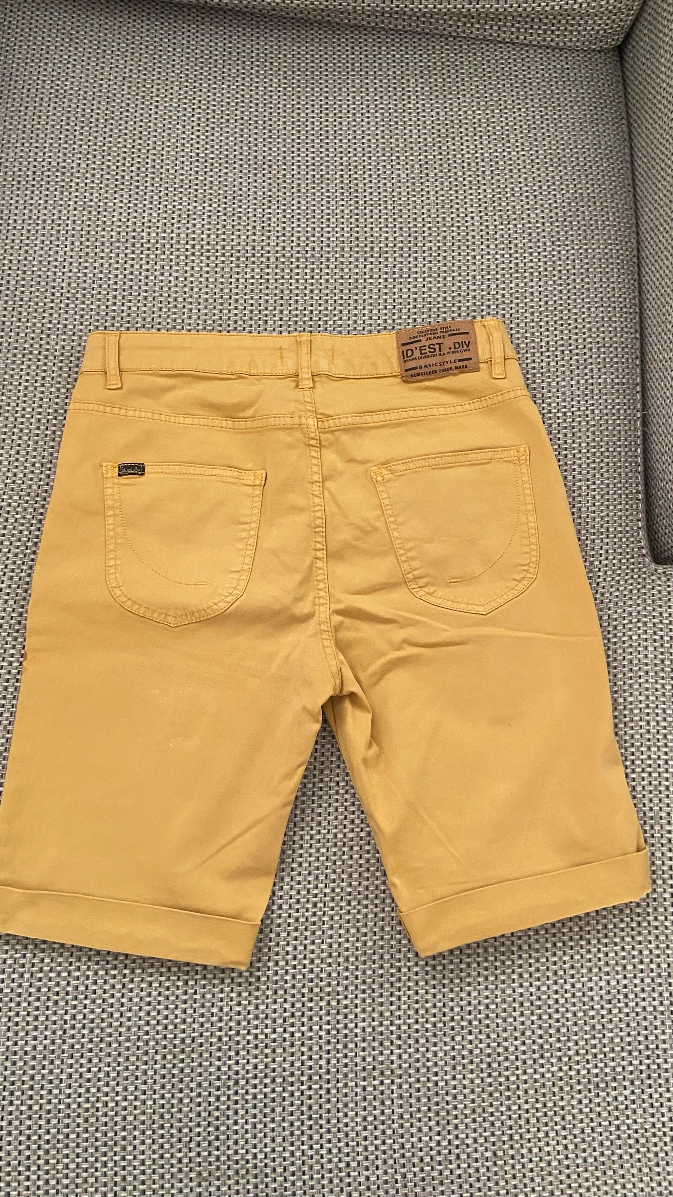 Short largo de jean amarillo – photo 8